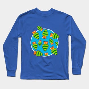 GROOVY GARDEN Carrot Chaos Long Sleeve T-Shirt